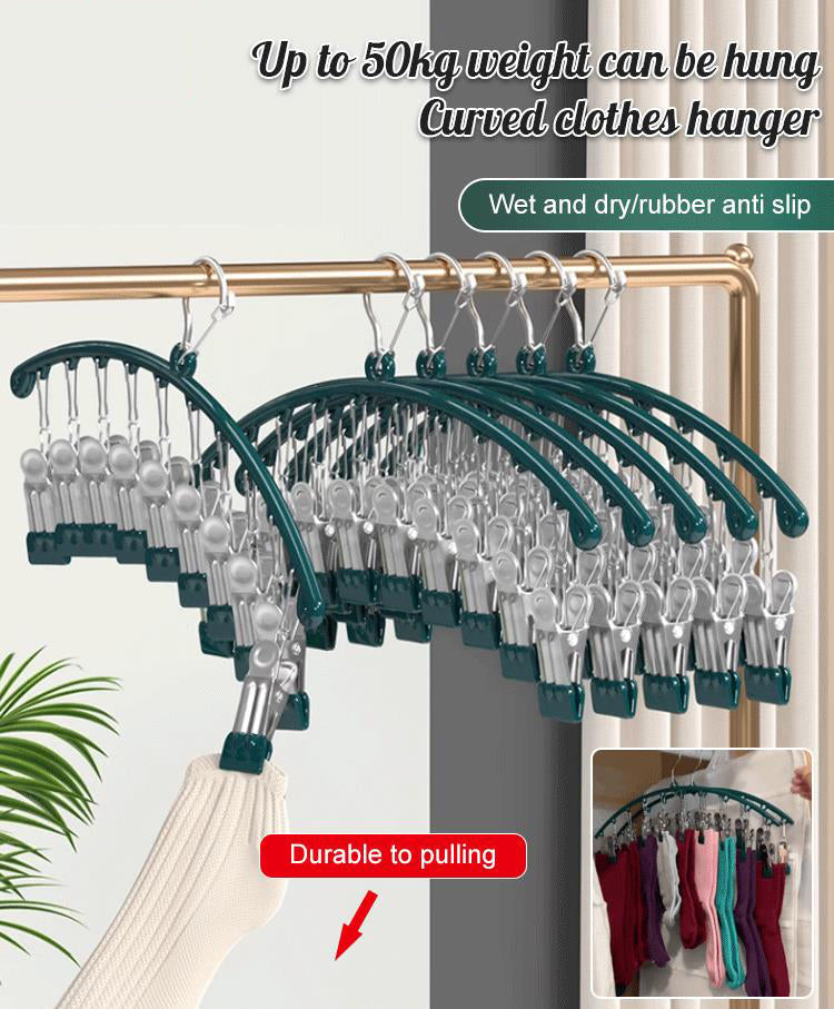 👖🔥 50% KORTING! Legging Organizer Hanger – 10 Broeken Netjes Opbergen & Meer Kast-Ruimte
