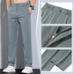 Heren casual broek met rechte pijpen en zakken