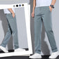 Heren casual broek met rechte pijpen en zakken