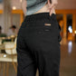 Heren casual broek met rechte pijpen en zakken