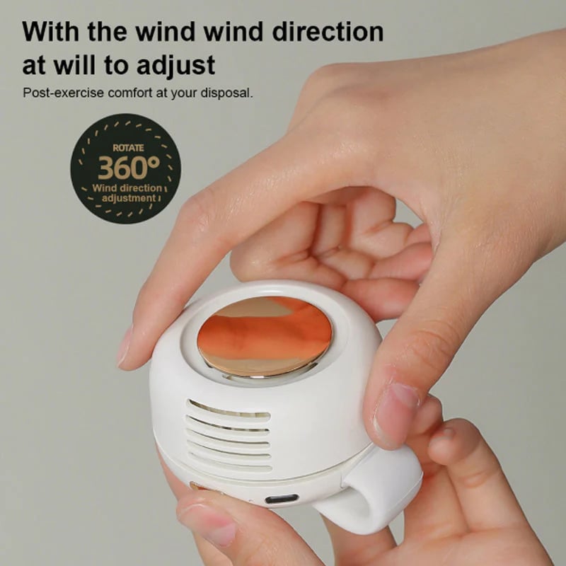 Kleine wervelwind clip taille nek ventilator