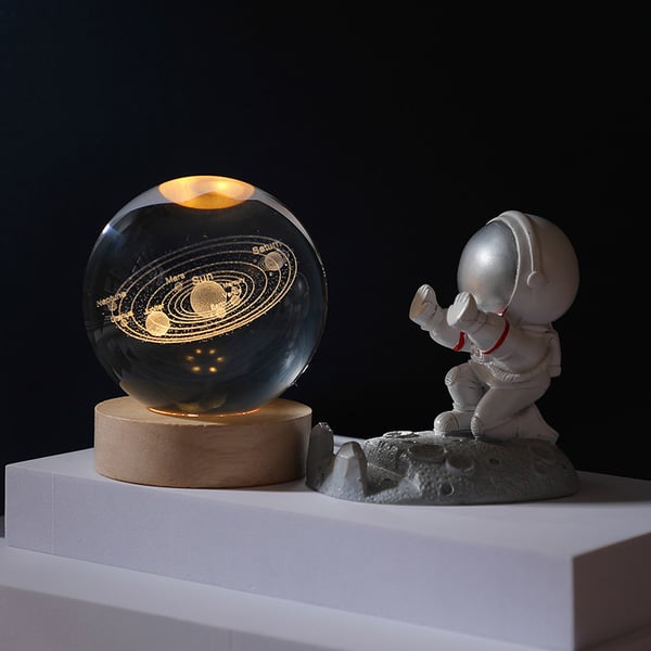 🎁Hete verkoop - 3D planeet kristallen bol