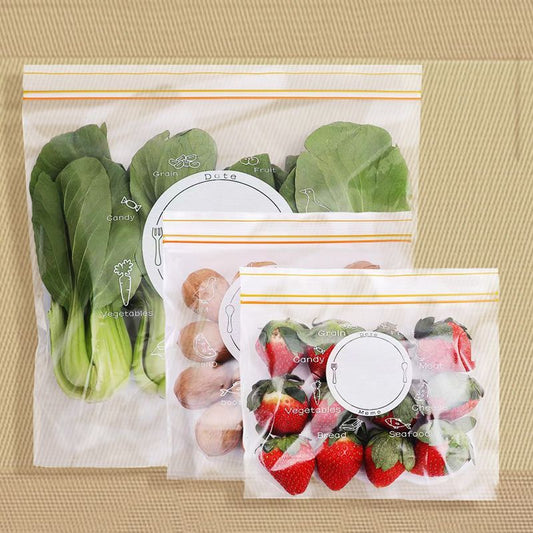 Reusable Food Sealer Zipper Bags - Great Gift!