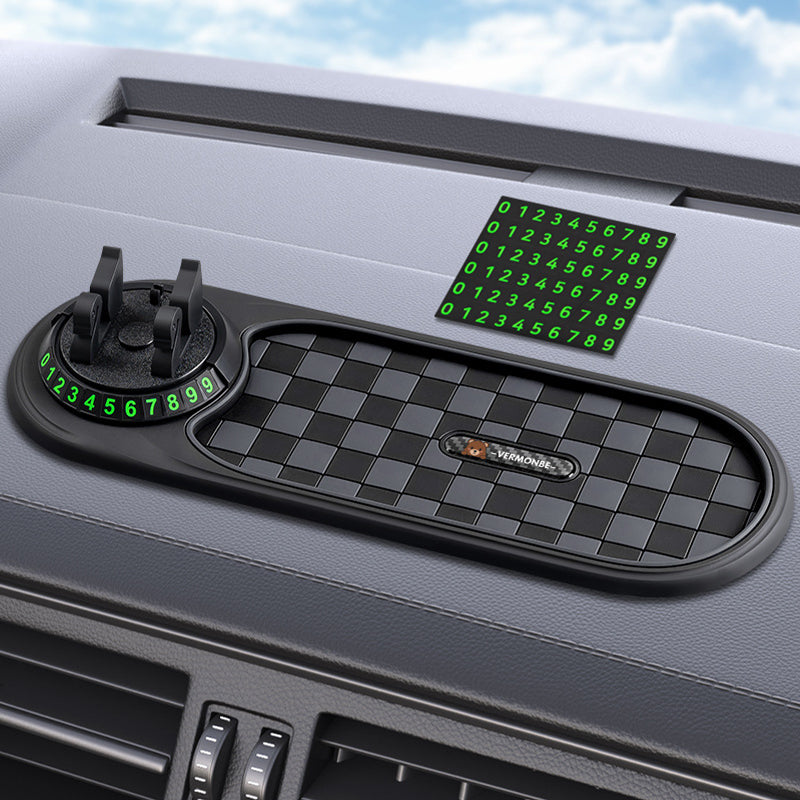 🔥Hete verkoop-50% Uitverkoop🔥Auto Dashboard Anti-Slip Mat met Telefoonhouder✨