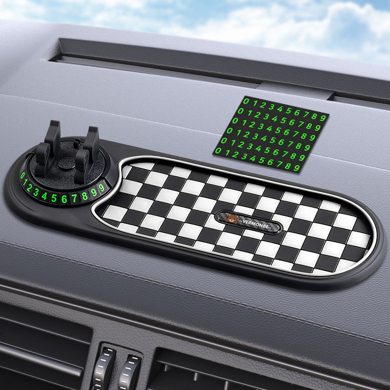 🔥Hete verkoop-50% Uitverkoop🔥Auto Dashboard Anti-Slip Mat met Telefoonhouder✨