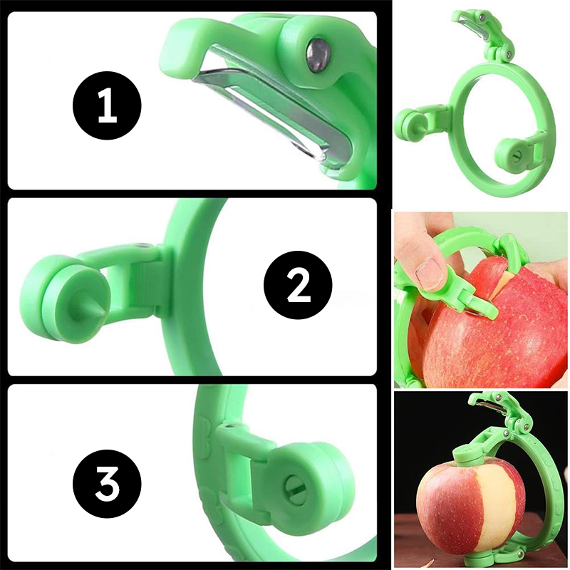 Universele handmatige appelschiller