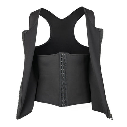 ⚡2025  Hot Sale 50% OFF 🔥Men's Zipper Waist Trainer Trimmer Vest
