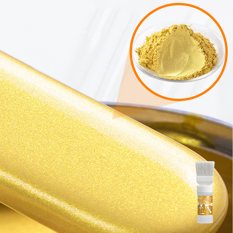 ✨Nieuw Binnen✨Watergedragen Metallic Zilverkleurige Verf met Ingebouwde Kwast（50% KORTING）