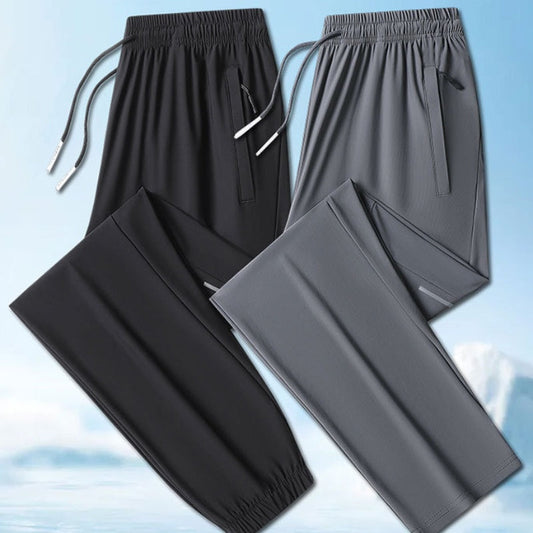 Heren Lichtgewicht Sportbroek met Ritszakken