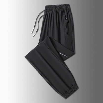 Heren Lichtgewicht Sportbroek met Ritszakken