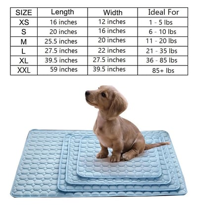 🐶🧊 50% KORTING! Stop met je hijgende huisdier op de hete vloer! ❄️ Zelfkoelende Huisdiermat – Altijd Koel & Comfortabel 💙
