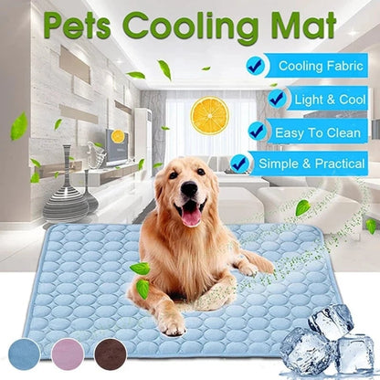 🐶🧊 50% KORTING! Stop met je hijgende huisdier op de hete vloer! ❄️ Zelfkoelende Huisdiermat – Altijd Koel & Comfortabel 💙