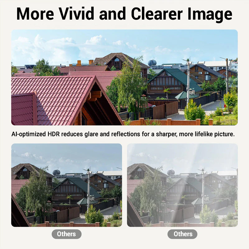 Slimme draadloze HD-beveiligingscamera