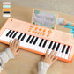 37-toetsen kinderpianotoetsenbord met microfoon