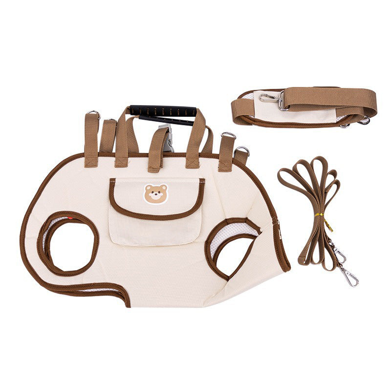 ✨ Alsof je je huisdier een comfortabele knuffel geeft! Deze ademende drager met gewatteerde band zit stevig, laat je handen vrij en gaat overal mee. 50% KORTING!
