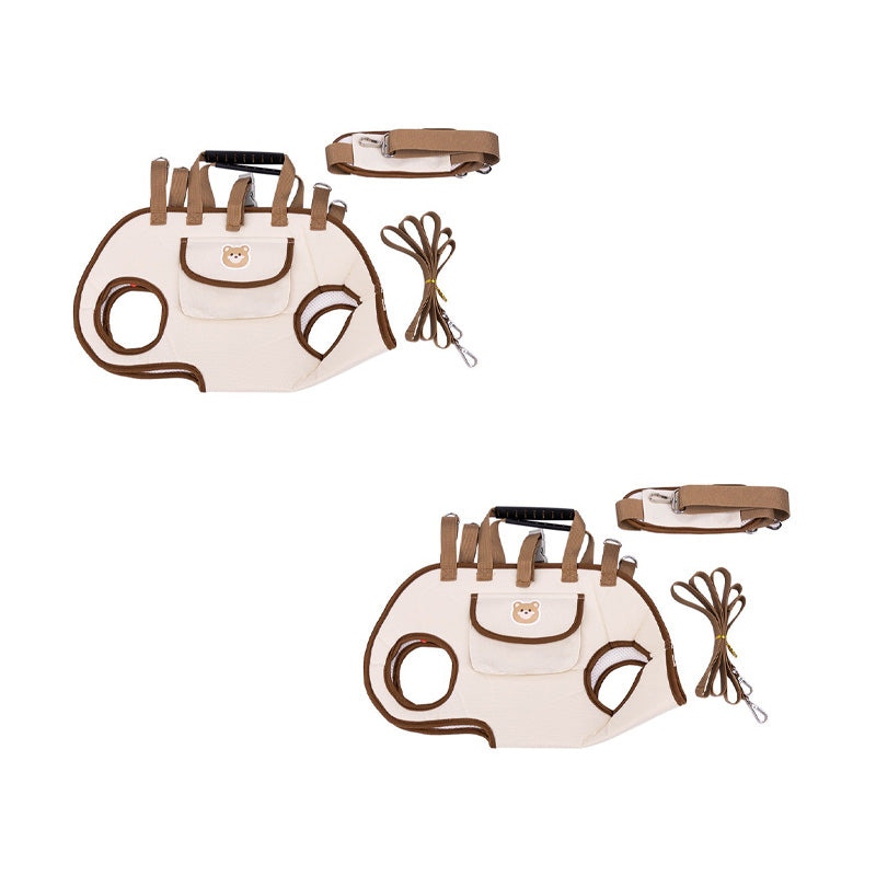 ✨ Alsof je je huisdier een comfortabele knuffel geeft! Deze ademende drager met gewatteerde band zit stevig, laat je handen vrij en gaat overal mee. 50% KORTING!