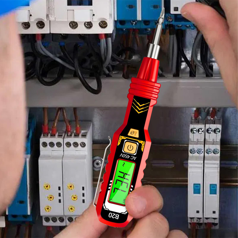 🔥Contactloze spanningstester met LCD-scherm