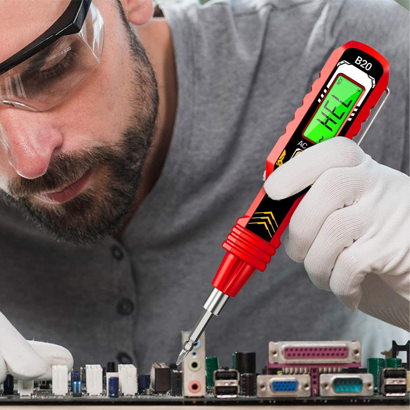 🔥Contactloze spanningstester met LCD-scherm