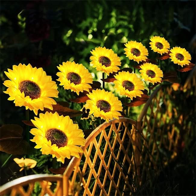 🔥Zonnebloem LED-tuinsteker op zonne-energie