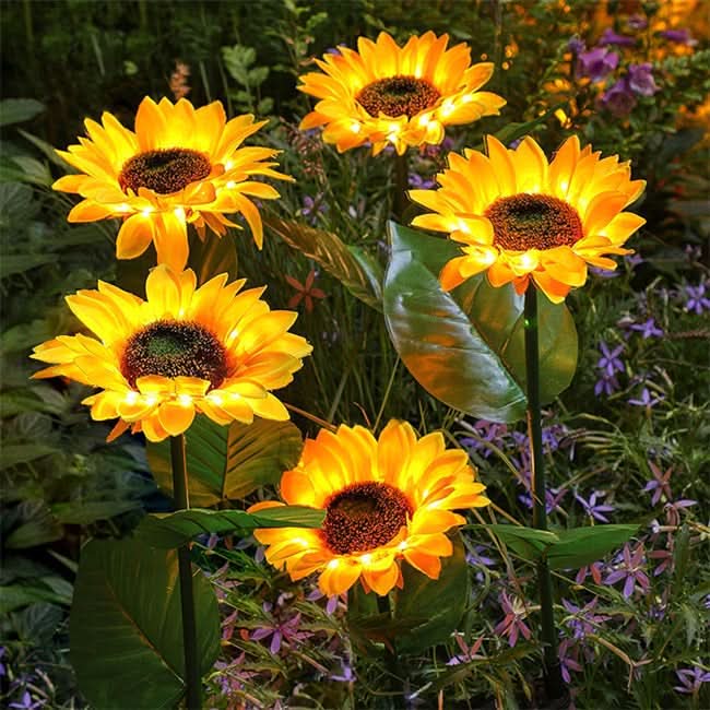 🔥Zonnebloem LED-tuinsteker op zonne-energie