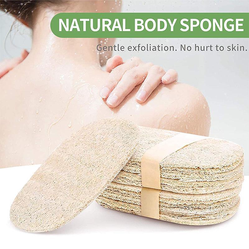 Praktische natuurlijke loofah spons voor schoonmaak (5 stuks)