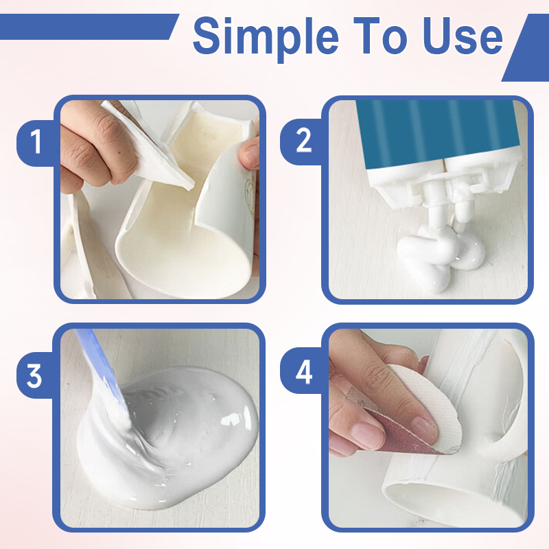 🧱 Waarom een nieuwe wastafel kopen als één tube de scheur onzichtbaar dicht? Keramische reparatielijm – sterk, glad en bestand tegen warmte.