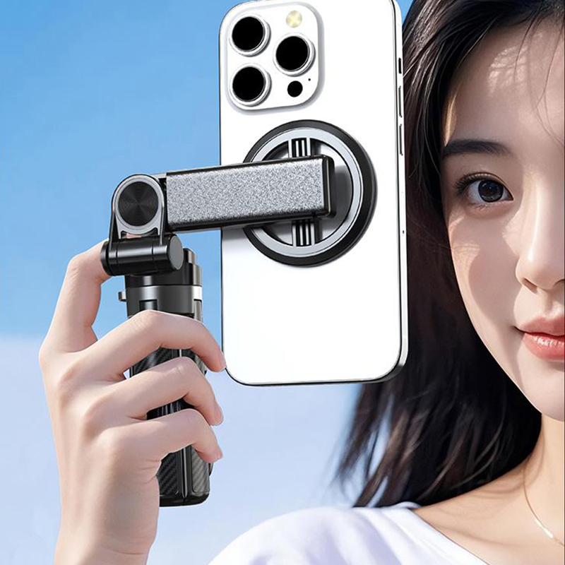 📸 4-in-1 Magnetische Selfiestick met 360° Rotatie – Eén gadget voor al je foto’s, video’s & vlogs!