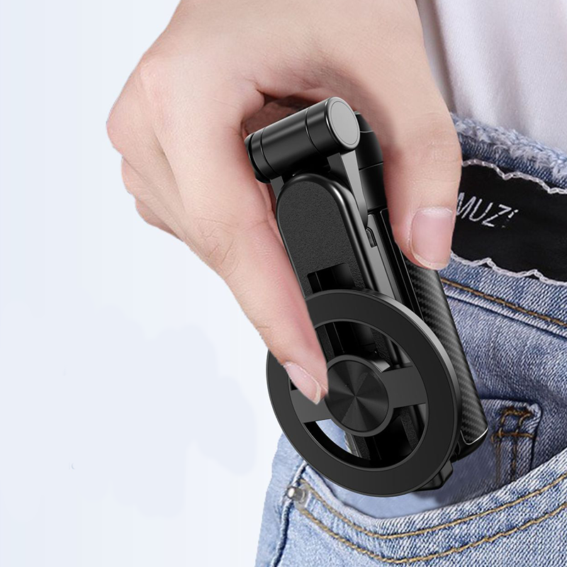 📸 4-in-1 Magnetische Selfiestick met 360° Rotatie – Eén gadget voor al je foto’s, video’s & vlogs!
