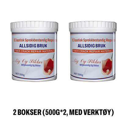 Elastische en scheurvaste reparatiepasta voor muren