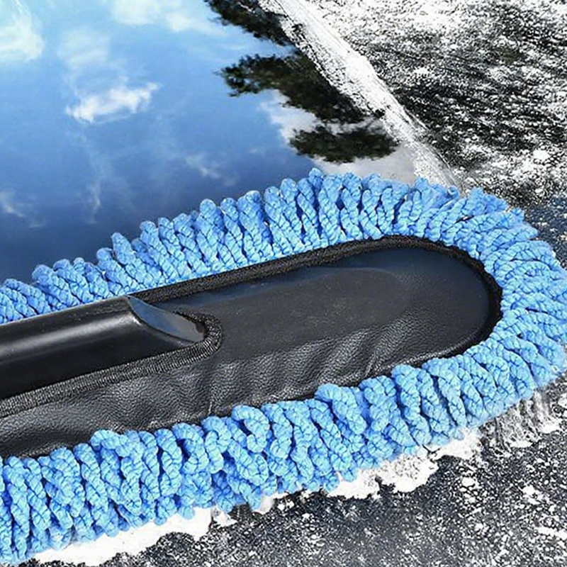 Uittrekbare borstel met zachte haren voor het wassen van de auto