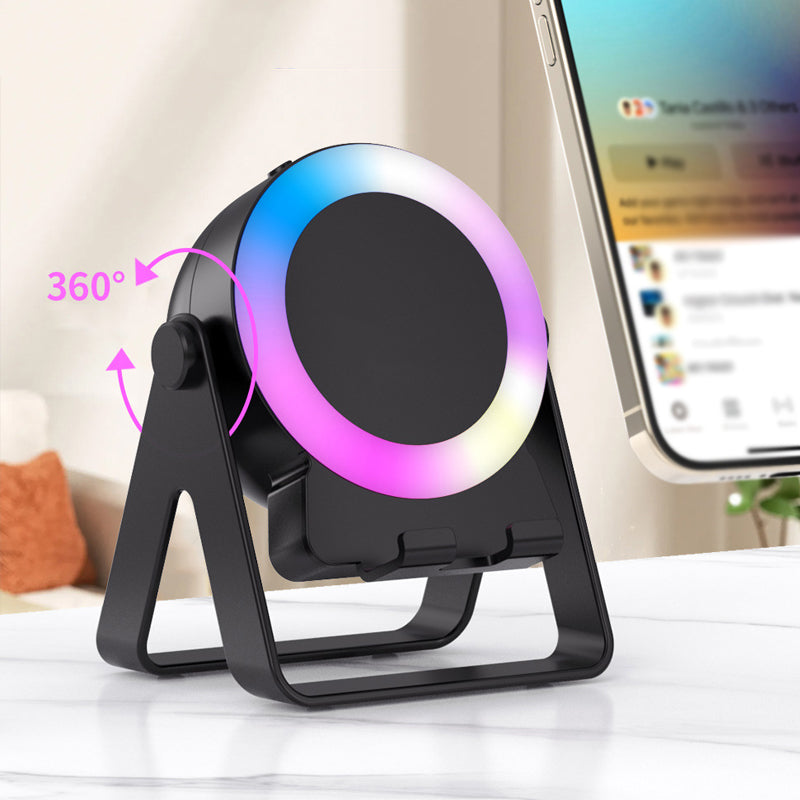 📱 🔊 2025 Nieuwe 4-in-1 multifunctionele mobiele telefoonstandaard met Bluetooth-luidspreke