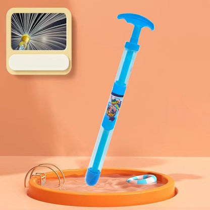 Leuk uittrekbaar waterpistool met vuurwerkeffect