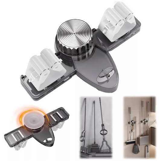 Zelfklevende Wandhouder voor Dweil en Bezem