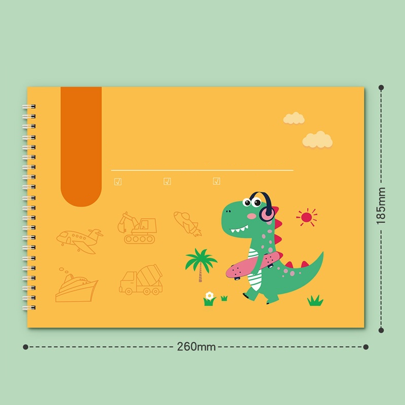 Tekenboek met 8 thema's: cartoons om over te trekken🥳🖍️ Meer dan 50.000 gezinnen hebben ervoor gekozen!
