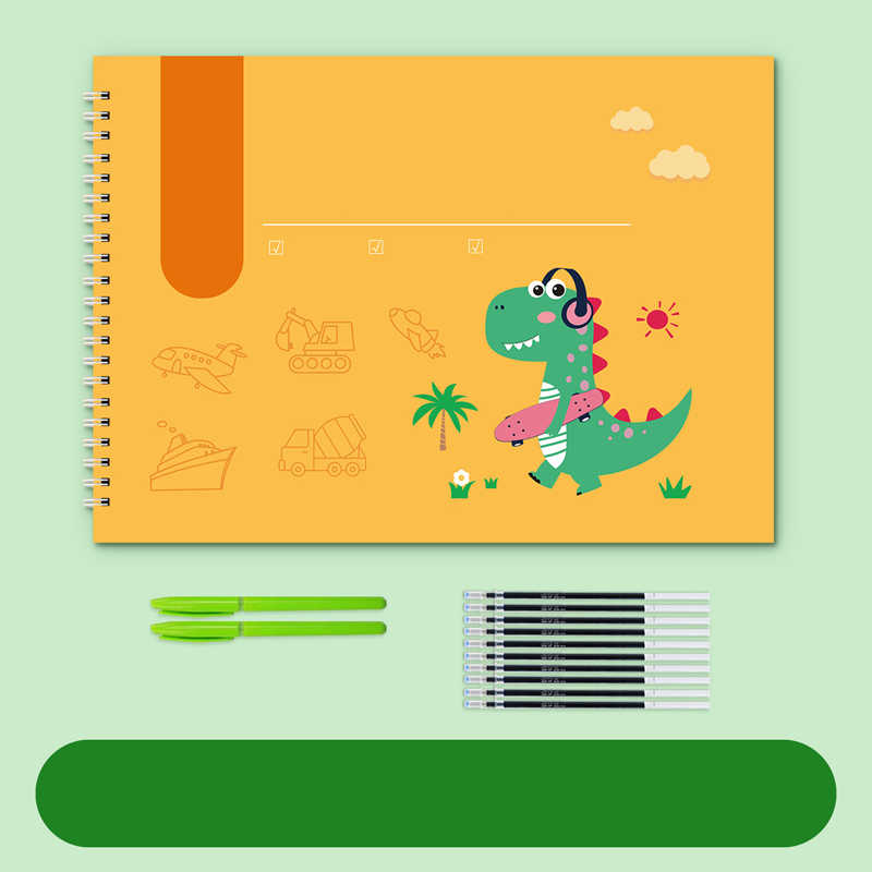 Tekenboek met 8 thema's: cartoons om over te trekken🥳🖍️ Meer dan 50.000 gezinnen hebben ervoor gekozen!
