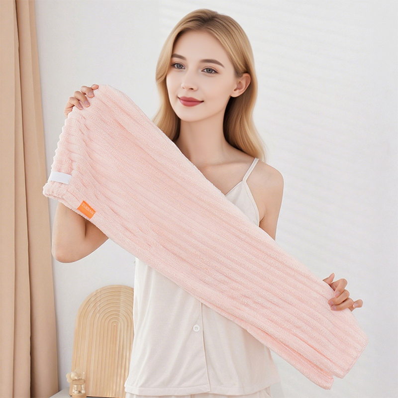 💖Uitverkoop 50% Korting💖Grote haarhanddoek met veilige band voor vrouwen💆‍♀️🛁