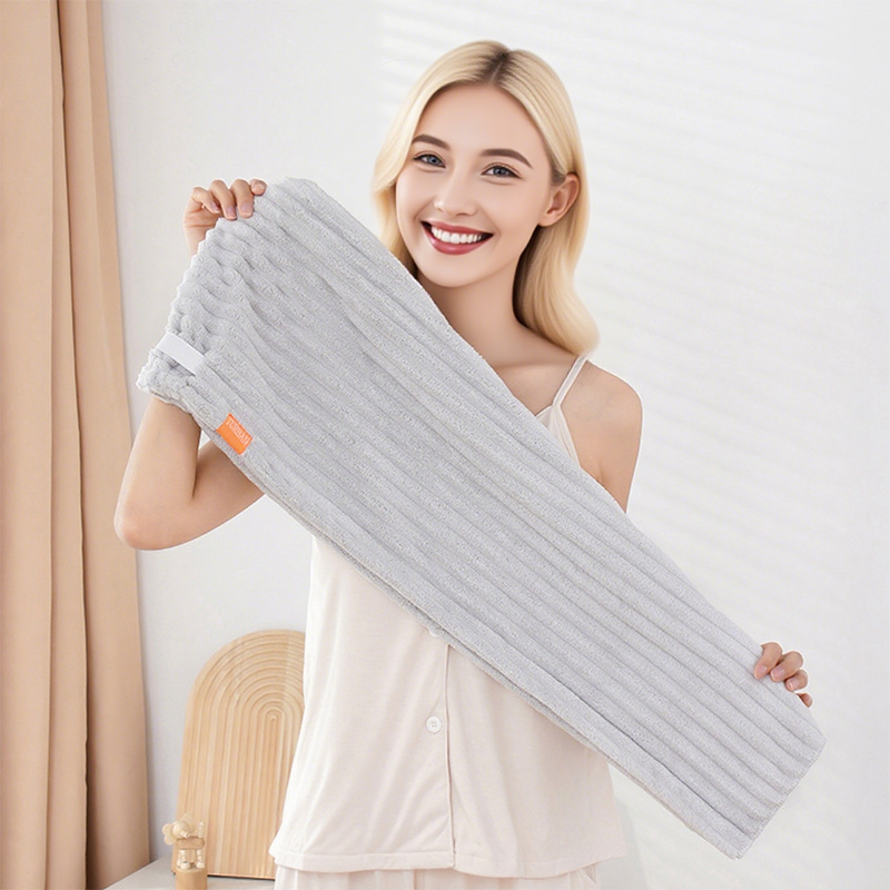 💖Uitverkoop 50% Korting💖Grote haarhanddoek met veilige band voor vrouwen💆‍♀️🛁