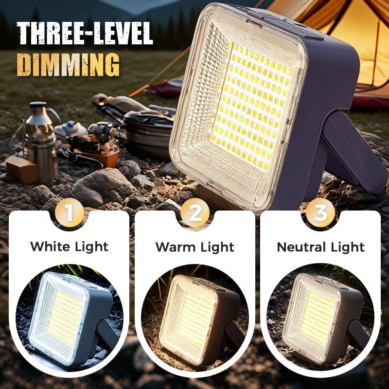 Draagbare waterdichte zonne-energie campinglamp