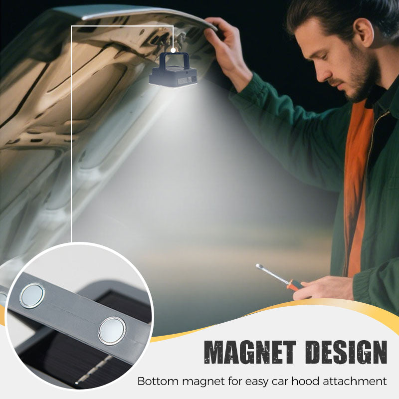 Draagbare waterdichte zonne-energie campinglamp