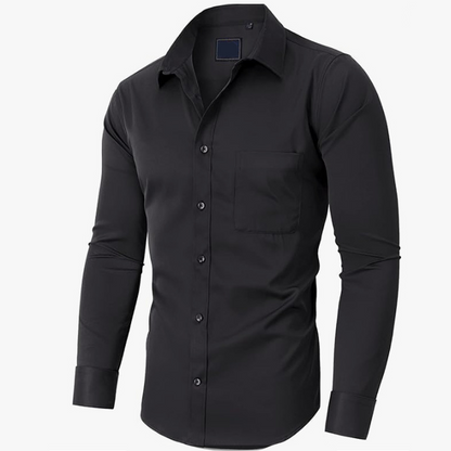 🎁2026 Nieuw binnen 50% KORTING💥Effen shirt met lange mouwen