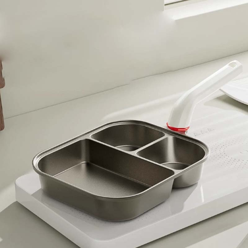 3-in-1 kopvormige pan met groot formaat