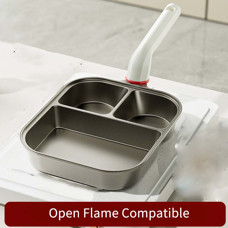 3-in-1 kopvormige pan met groot formaat