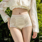 Kanten damesslip met hoge taille