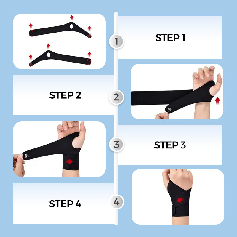 Elastische compressie polsbrace