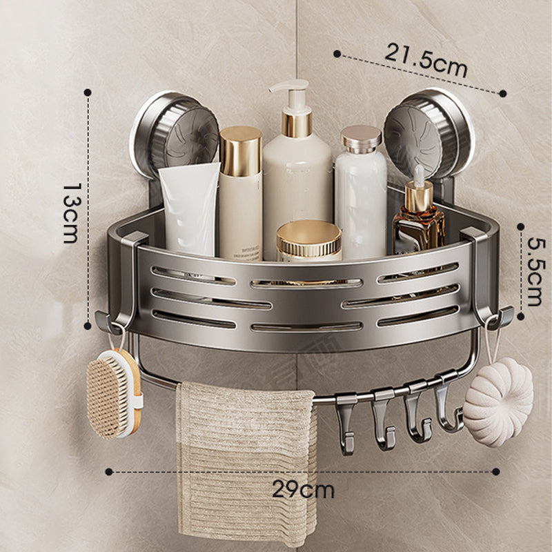 📢📢50% KORTING!! ⏰ Wandorganizer met Zuignappen - Houdt 5 kg vast! | Voor Badkamer en Keuken