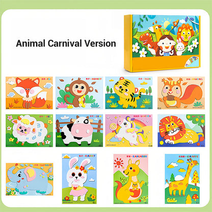 🔥Uitverkoop 49% Korting🔥Doe-het-zelf 3D EVA Knutselstickers voor Kinderen