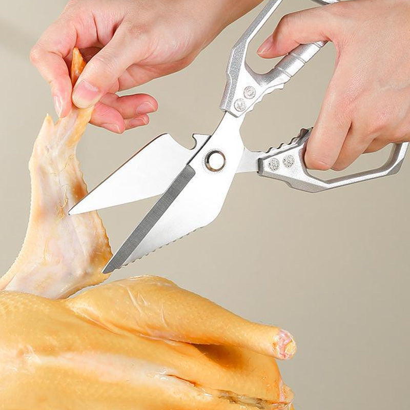 ✂️ De Enige Keukenschaar Die Je Nodig Hebt – Snijdt Kip, Kruiden, Verpakkingen & Noten