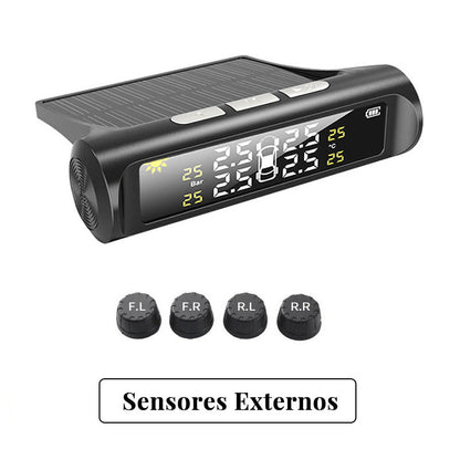 🔥Zonne-Energie Vierwiel Banden Drukmonitor met Real-Time Display