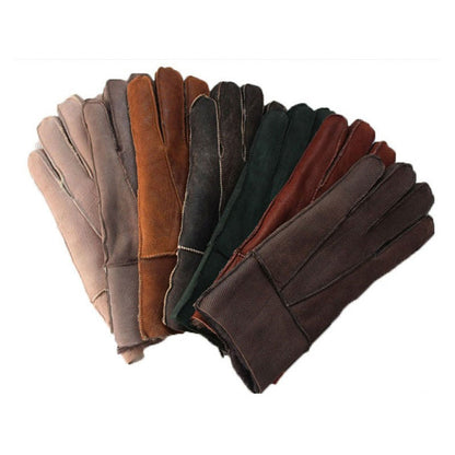 Warme zachte gevoerde handschoenen met verlengde manchet