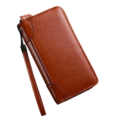 Portemonnee van PU-leer met Polsband voor Heren